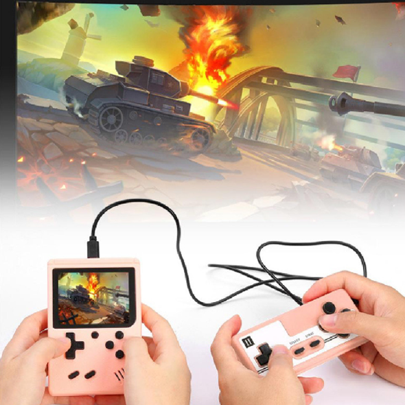 Retro Handheld Gaming Console with Built-in Classic Games