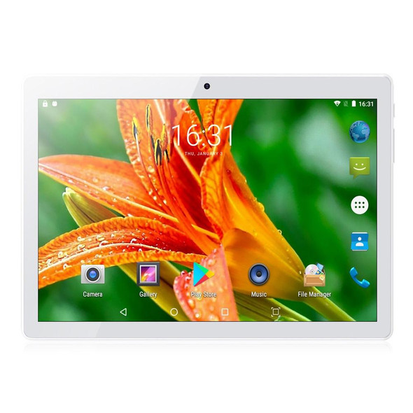 BDF YLD 3G Phone Call Tablet PC, 10.1 inch, 2GB+32GB, Android 9.0, MTK8321&#160;Octa Core Cortex-A7, Support Dual SIM & Bluetooth & WiFi & GPS, EU Plug(Silver)