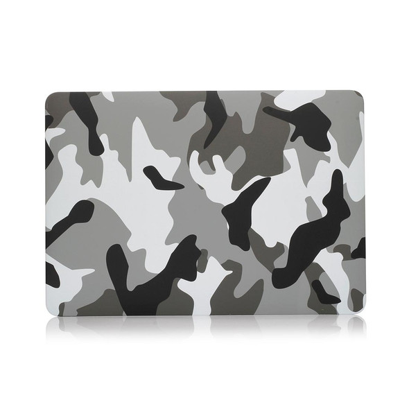 Camouflage Pattern Laptop Water Decals PC Protective Case - MacBook Pro 16 inch A2141(Grey Camouflage)