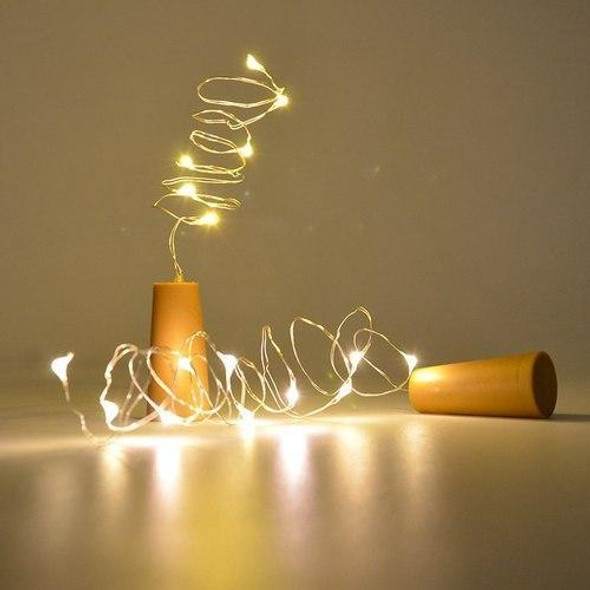 Pack of 5 Bottle Stopper LED String Lights for Parties & Decor