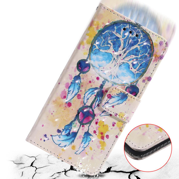 3D Painting Horizontal Flip Leatherette Case with Holder & Card Slot & Lanyard - iPhone 12 Pro Max(Girl Under The Tree)