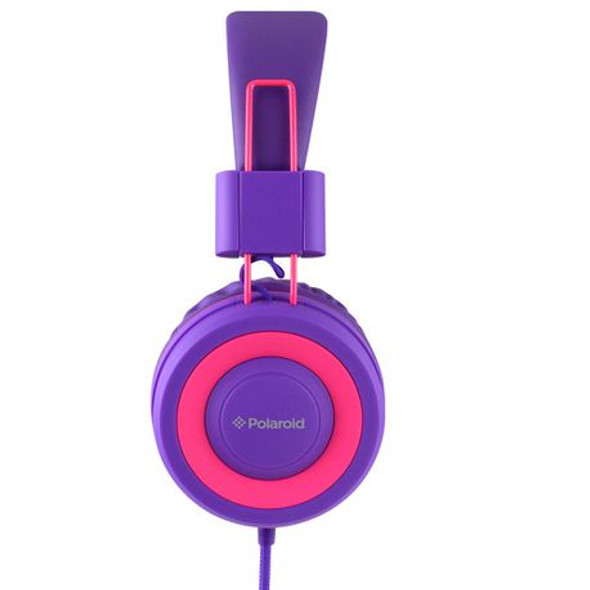 Polaroid Foldable Headphones with Inline Mic - Assorted Colours