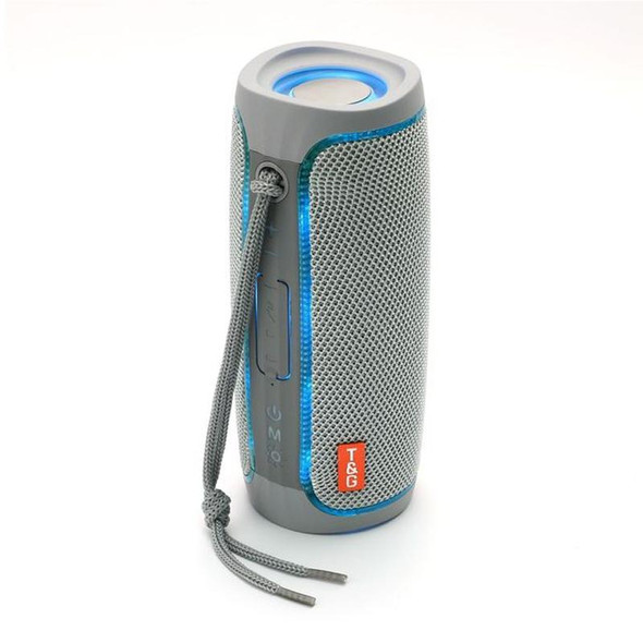 T&G TG288 TWS Portable LED Light Bluetooth Speaker(Gray)