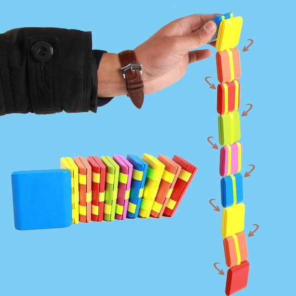 5 PCS Colorful Building Block Sliding Board Toy 20 Cubes Wooden DIY Children Toy