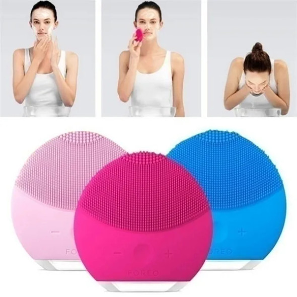 Mini Facial Cleanser Brush - Customisable Skincare for All Types