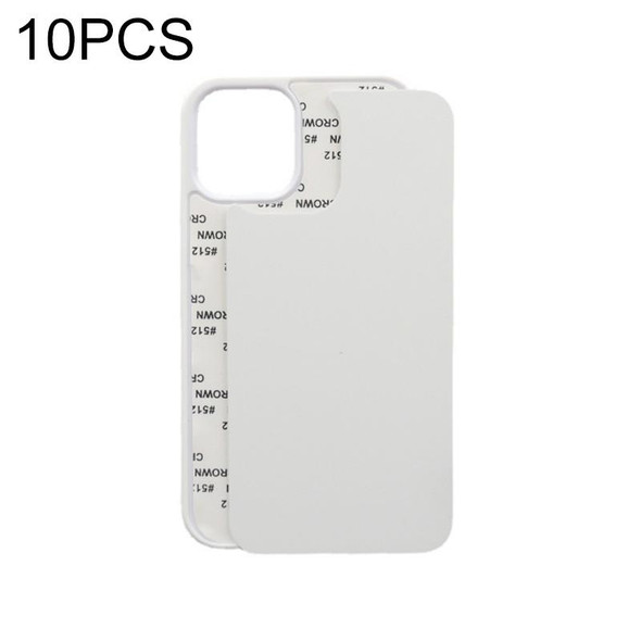 10 PCS 2D Blank Sublimation Phone Case - iPhone X / XS(White)