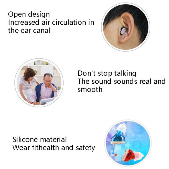 ZDC-901A Hearing Aid Sound Amplifier Digital Smart Denoising Hearing Aid(Blue)