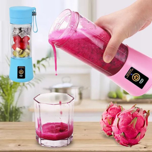 Portable USB Rechargeable Juicer Blender - 380ml Travel Size