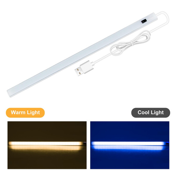 30cm LED Induction Cabinet Lamp USB Smart Sensing Light Strip(Whte)