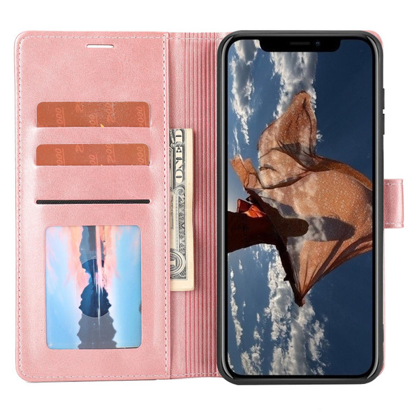 Classic Wallet Flip Leatherette Phone Case - iPhone XS Max(Pink)