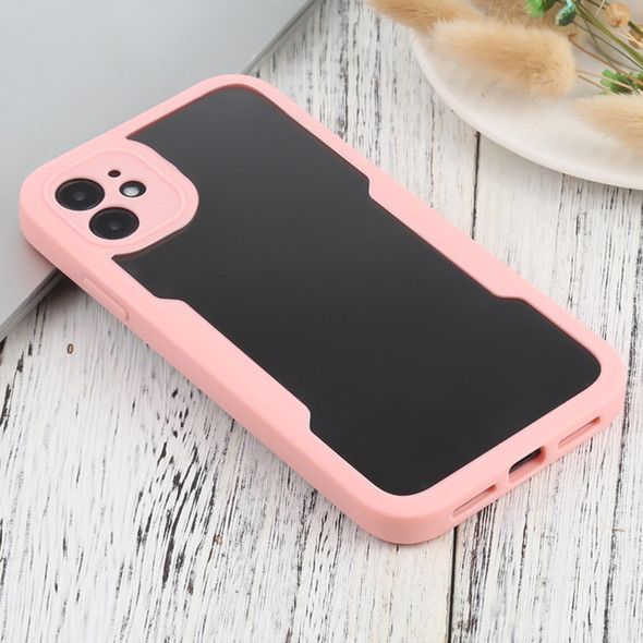 Acrylic + TPU 360 Degrees Full Coverage Shockproof Protective Case - iPhone 11(Pink)