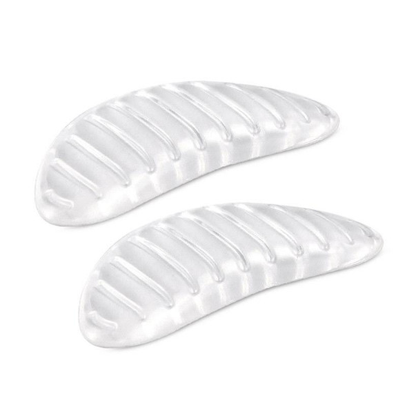5 Pairs Striped Arch Support Pads Flat Feet Non-Slip Insoles Massage Foot Pads(Transparent)