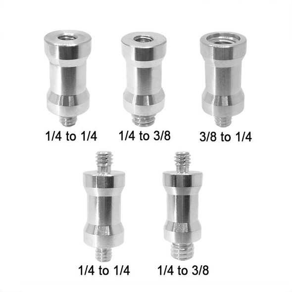 10 PCS Screw Adapter 3/8 Female to 1/4 Male Screw