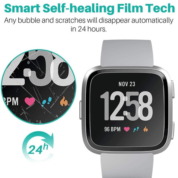 Fitbit Versa Soft Hydrogel Film Watch Screen Protector