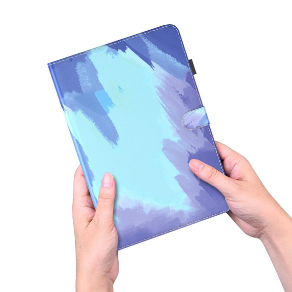 Watercolor Pattern Skin Feel Magnetic Horizontal Flip PU Leather Tablet Case with Holder & Card Slots & Photo Frame & Sleep / Wake-up Function - iPad Pro 11 2021&2018 / Air 4 (2020)(Winter Snow)