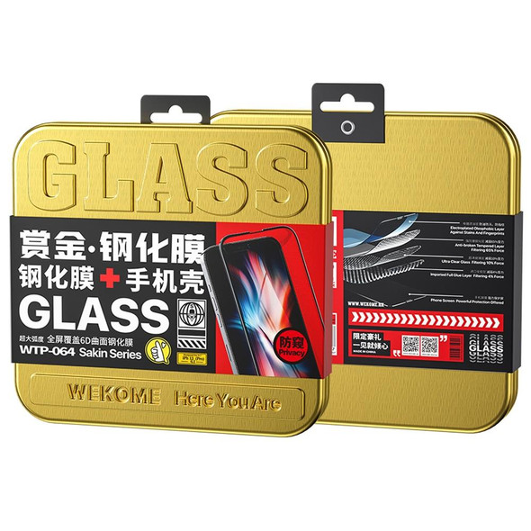 WK WTP-064 Bounty Series 6D Curved Anti-peep Tempered Glass Film - iPhone 12