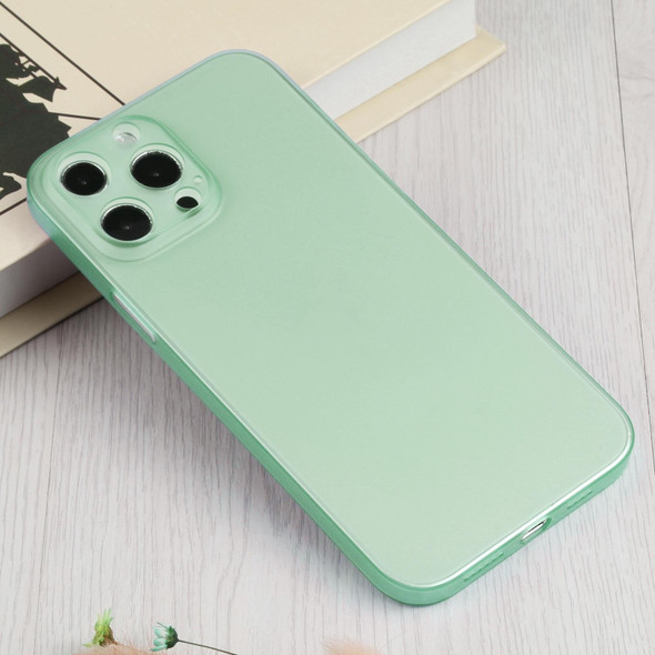 Camera Precision Hole PP Protective Case - iPhone 13 Pro(Green)