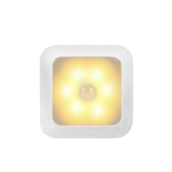 1143 Human Body Sensation Night Light Smart Home Sensing Lights, Light color: White Shell Warm Light