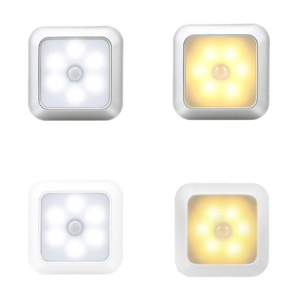 1143 Human Body Sensation Night Light Smart Home Sensing Lights, Light color: Silver Warm Light