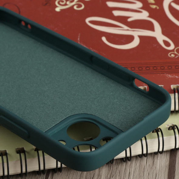 Liquid Silicone Shockproof Magsafe Case - iPhone 13(Deep Green)