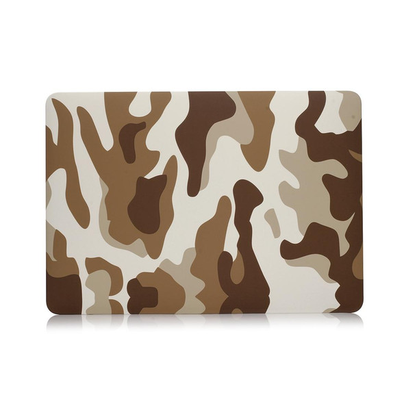 Camouflage Pattern Laptop Water Decals PC Protective Case - MacBook Retina 15.4 inch A1398(Brown Camouflage)