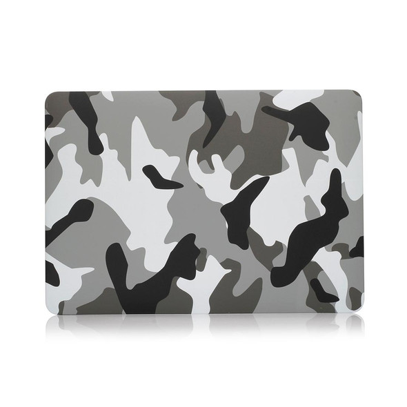 Camouflage Pattern Laptop Water Decals PC Protective Case - MacBook Pro 13.3 inch A1278(Grey Camouflage)