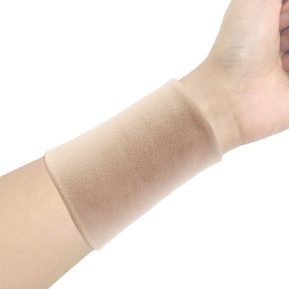 1 Pair Joint Keep Warm Cold Nylon Protection Cover, Specification: L(Bracers Skin Color)