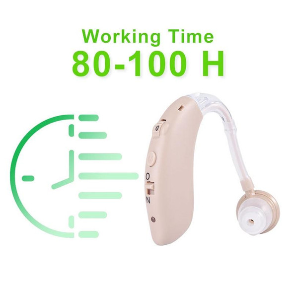 G25 Bluetooth Hearing Aid Elderly Sound Amplifier Sound Collector, Colour: US Plug(Skin Color)