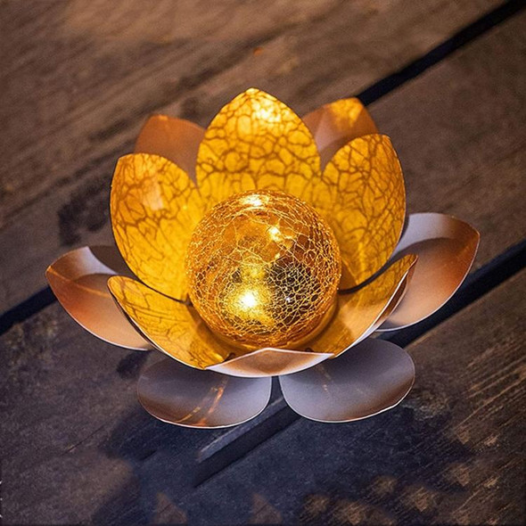 Lotus Solar Courtyard Lamp Outdoor Garden Decoration Light