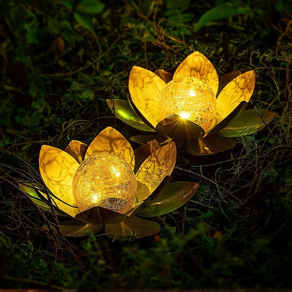 Lotus Solar Courtyard Lamp Outdoor Garden Decoration Light