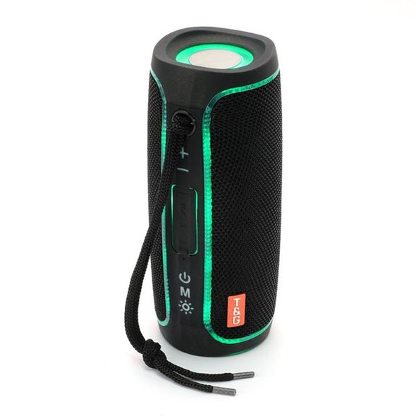 T&G TG288 TWS Portable LED Light Bluetooth Speaker(Black)