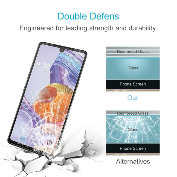 LG Stylo 6 50 PCS 0.26mm 9H 2.5D Tempered Glass Film