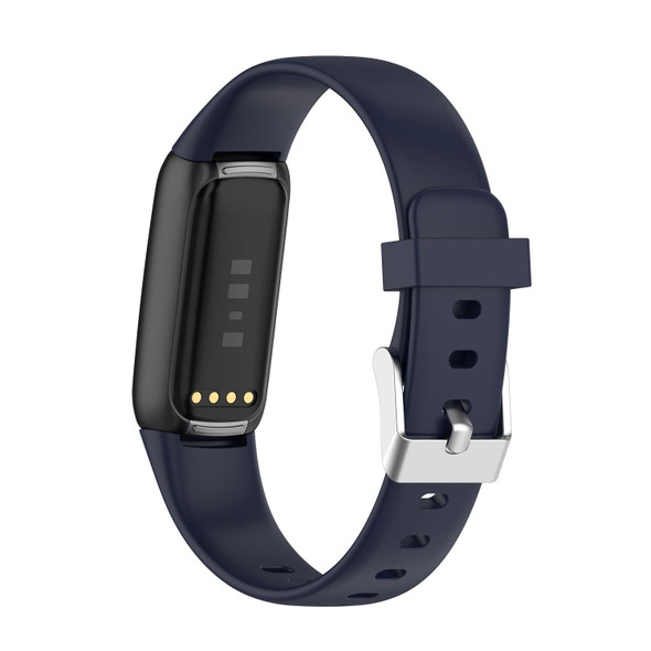 Fitbit Luxe Silicone Watch Band, Size: L (Dark Blue)