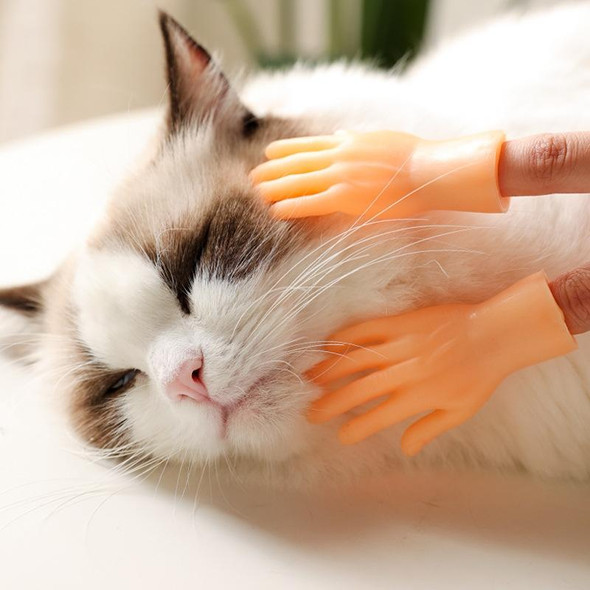 3 PCS Pet Massage Finger Cots and Cat Gloves