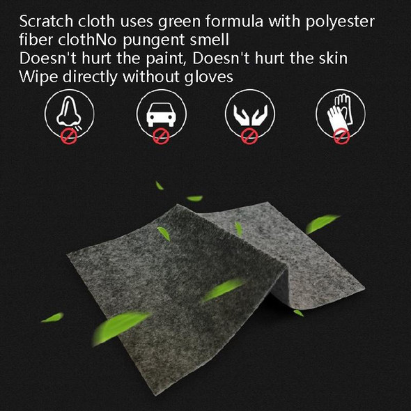 10 PCS Car Scratch Repair Nano Cloth Repair Spray Paint Cloth Remover Scratch Wax(Black)
