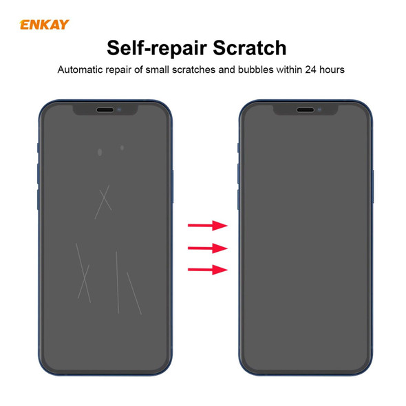 ENKAY Hat-Prince 0.1mm 3D Full Screen Protector Explosion-proof Hydrogel Film - iPhone 12 Pro Max