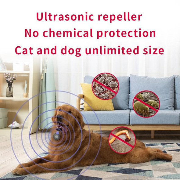 Outdoor Portable Ultrasonic Insect Repellent Pet Multifunctional Repellent(Black)