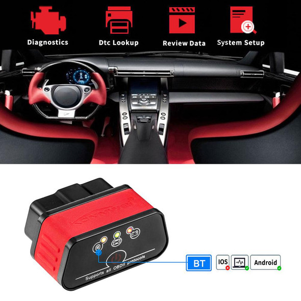 KONNWEI Mini OBD-II Bluetooth Car Diagnostic Scan Tool