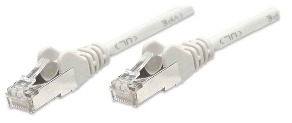 Intellinet Network Cable, Cat5E, Ftp - Rj45 Male / Rj45 Male, 1.0 M (3.5 Ft.), Grey, Retail Box, No Warranty