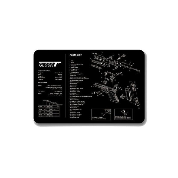 2 PCS Heat Transfer Non-Slip Single-Sided Office Gaming Mouse Pad 2mm(SPS-Glock)