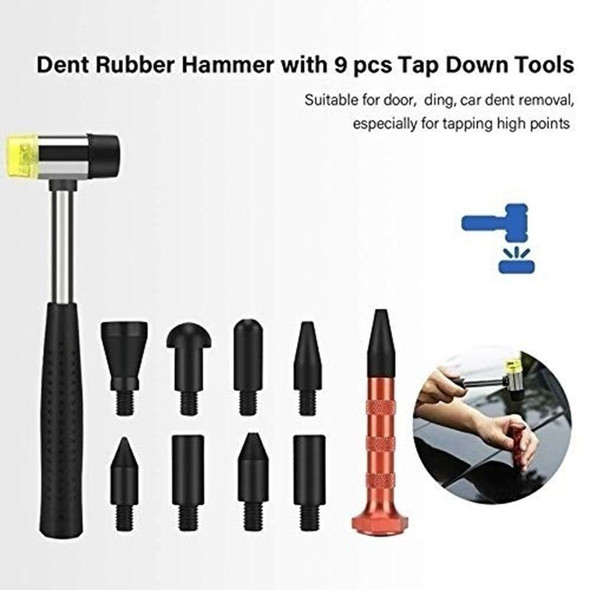 D3 94 in 1 Car Paintless Dent Dings Repair Lifter Tools Kit, Plug Type:EU Plug