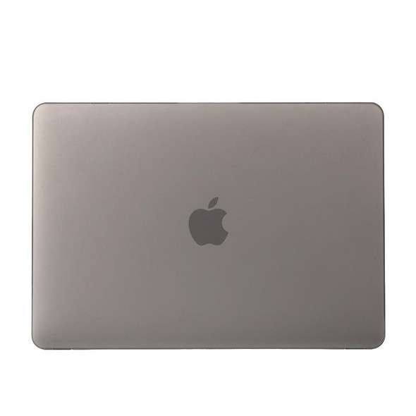 Laptop Translucent Frosted Hard Plastic Protective Case for Macbook 12 inch(Grey)