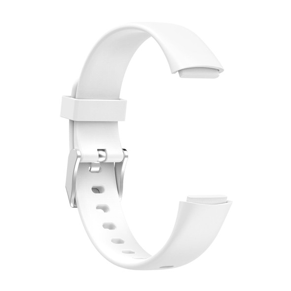 Fitbit Luxe Silicone Watch Band, Size: L(White)