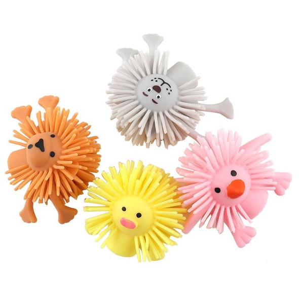 20 PCS TPR Small Animal Finger Doll Soft Rubber Kindergarten Hand Puppet Toys, Random Color and Style Delivery