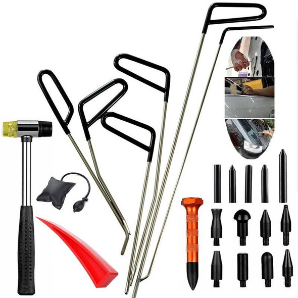 Q1 23 in 1 Car Paintless Dent Repair Hail Remover Hooks Rods Kit