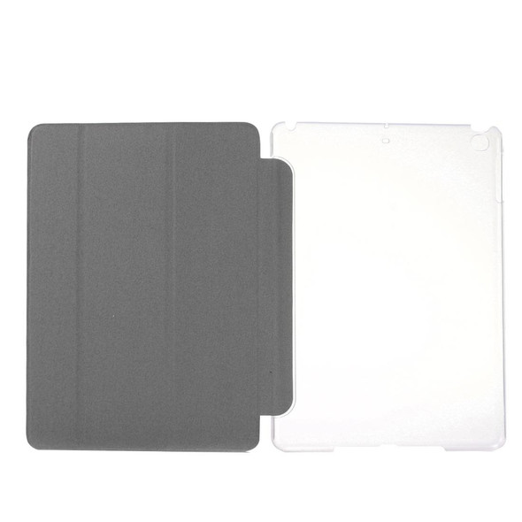 iPad 9.7 (2018) & iPad 9.7 inch (2017) & iPad Air Silk Texture Horizontal Flip Leather Case with Three-folding Holder(White)