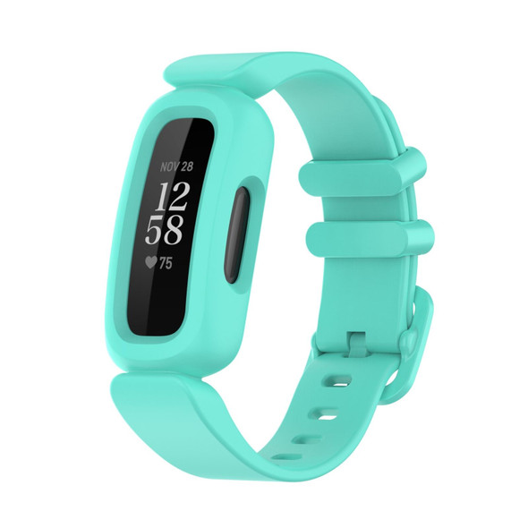 Fitbit Ace 3 Silicone Integrated Watch Band(Lake Blue)