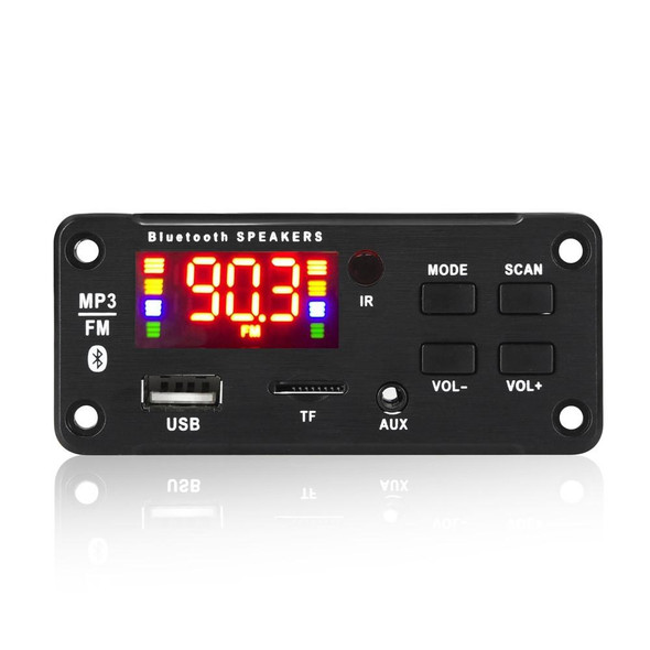 JX-916BT 12V 50W Color Screen Car MP3 Player,Support Bluetooth / FM / Call / Recording
