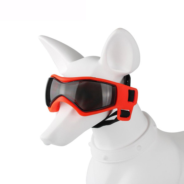 Pet Anti-UV Soft Frame Goggles Dog Sunglasses(Red)