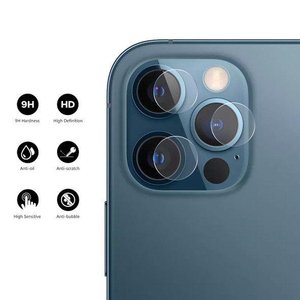 1 Set ENKAY Hat-Prince Case Friendly Tempered Glass Camera Lens Film Anti-Scratch Protector for iPhone 13 Pro / 13 Pro Max